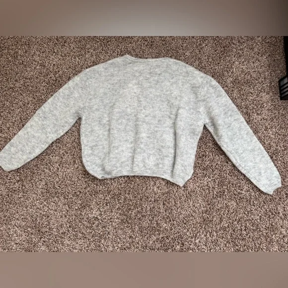 American Vintage Light Gray Women's Cardigan - Picture 2 of 3